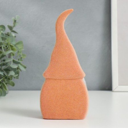 Souvenir Ceramics "Puff Gene" Orange Fllock 16.8x3x7.5 cm-2