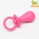 Chewing toy "Dummage for the baby", TPR, 14.5 cm, pink
