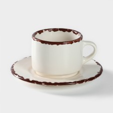 Tea couple Antica Perla, cup 200 ml, saucer d = 15.5 cm