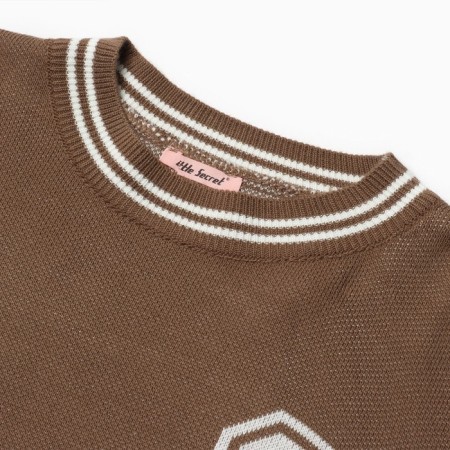 Jumper female, brown color, size One size (42-44)-2