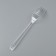 Disposable plug "buffet" transparent, 18 cm