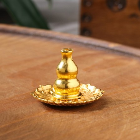 Stand for incense sticks and spirals "Flower", 3.8 x 2.8 cm, gold