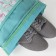 Back for shoes on a lace, "ZFTS", external pocket, turquoise color