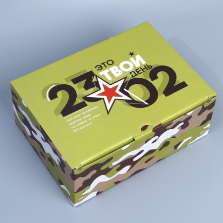 Box Gift team, packaging, "23.02", 26 x 19 x 10 cm