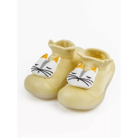 Boots-knuckles children's first STEP CAT with a breathing sole, size 21, yellow color-1