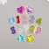 Sticker Plastic Air "Figures" 0.6x9.8x13.3 cm