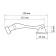 CLISTOR FIGHT ANERTHER KN-130 SN "Goat Leg", Matte Nickel color