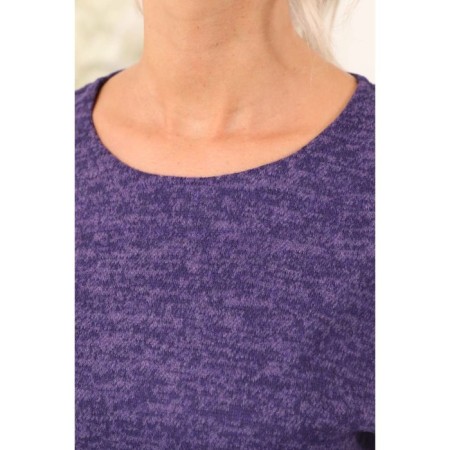 Female jumper, size 46, purple color-1
