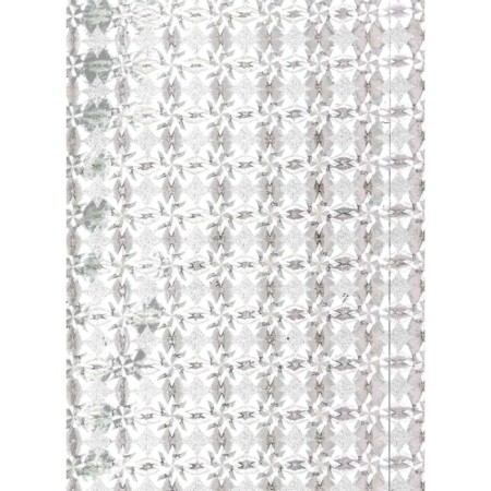 Self -adhesive film "Color Decor" 1026, holography star Large silver 0.45x8 m