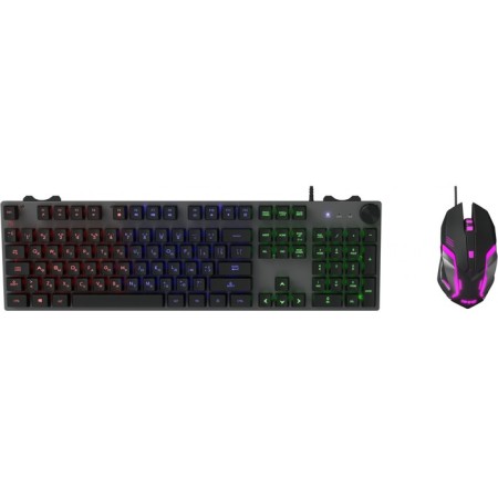 Keyboard + mouse oller 500GMK Claw: Gray/Black Mouse: Black/Gray USB Multimedia Led (1546 106689