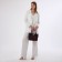 Women's bag with lightning, burgundy color