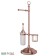 Stand with three accessories for the toilet 80 CM, porcelain; Antique copper, 3SC