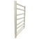 Electric heated towel rail Grois Zigzag, 500x800 mm, 8 crossbars, lower rights, white