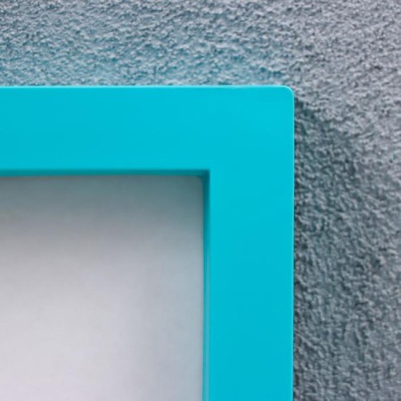 Photo frame L-3 21x30 cm turquoise (plastic screen)-1