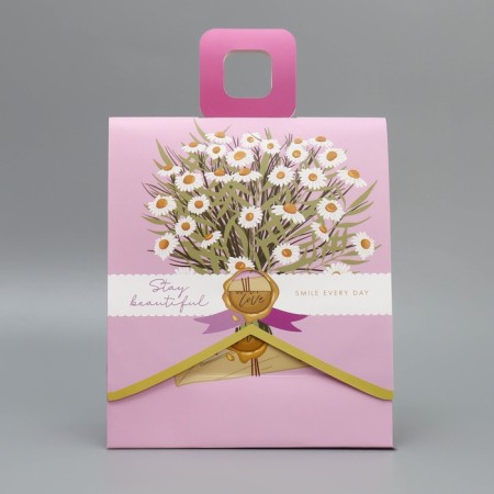 Gift package with a mold valve, packaging, “inspire”, 23 x 27 x 11.5 cm-2