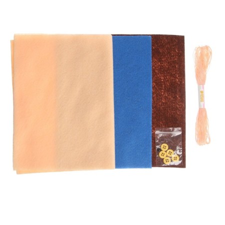Set for creating a toy made of felt "Bear"-3