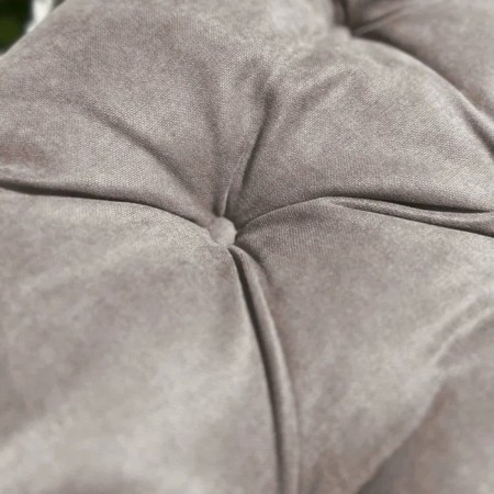 Pillow for swing "Tina", diameter 60 cm, color light gray-4