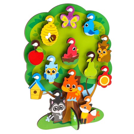 Toy with hooks "Forest tree"-5