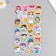 Stickers for creativity Paper "Little Beauties" 15x30 cm