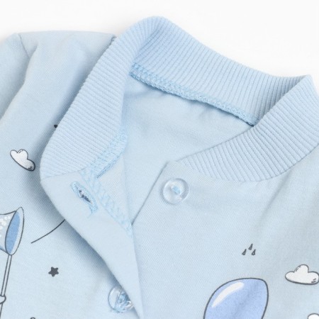 Nursery blouse, blue color, height 68cm-1