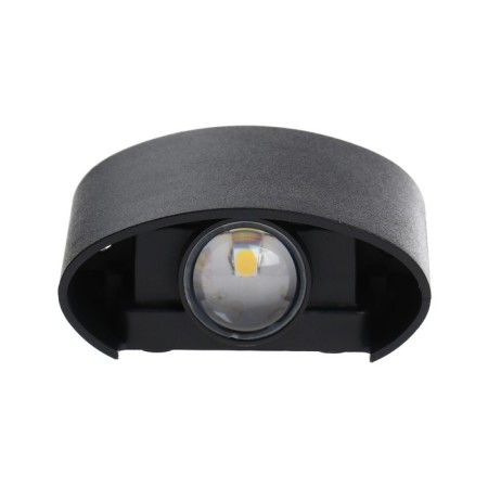 Front Farrier "Semesfer", FSD-074, 2 W, 4000K, 1 Ray, IP65, 220 V, plastic, black 1008420-5