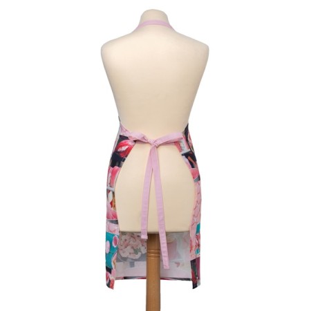Apron Ethel Pink 70x60 cm, 100% cotton, sarzha 190 g/m²-2