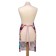 Apron Ethel Pink 70x60 cm, 100% cotton, sarzha 190 g/m²