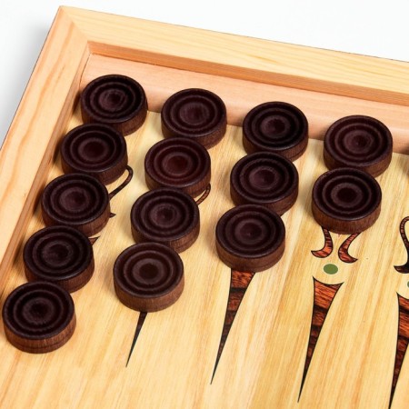 Medium backgammon "Russia" 50 × 50 cm-5
