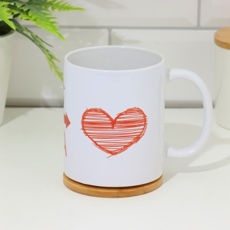 Sublimation mug "The best mother in the world", with application-4