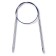 Circular knitting needles, brass 80 cm/ 3.5 mm
