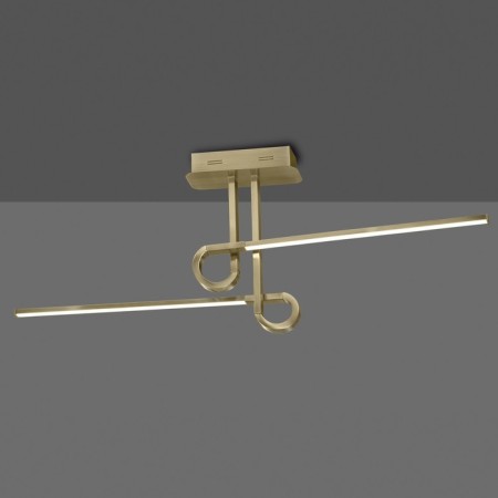 Ceiling chandelier Mantra Cinto, LED, 1600LM, 3000K, 960x85x360 mm, antique bronze color-1