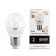 LED LED ELEMENTARY 8W ball 3000K TEP. Bel. E27 520lm Gauss 53218