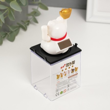 Plastic Plastic "White Mani-Neko with Micks of Yamba" 5x5x6 cm-8