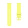 Smart hours strap, 19.5 mm, silicone, yellow