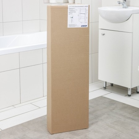 Shelving over the toilet, 48 × 156 × 26 cm, beige color-4