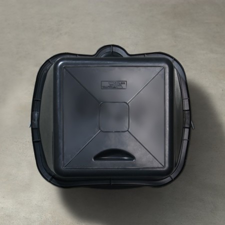 Construction bucket, 16 l, rubber -plastics, square with a nose-4