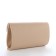 Female bag on a valve, beige color