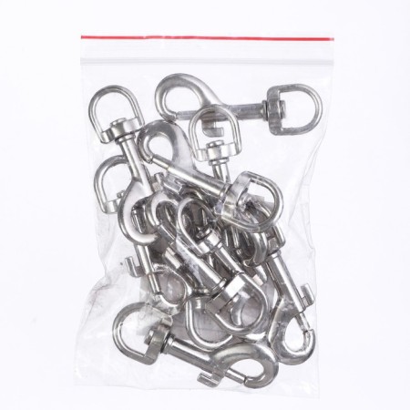 Carabiner with a semicircular base, 5.1 cm (eyeless width 1 cm)-2