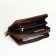 Male clutch on lightning, textura, brown color