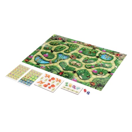 Board game "Dinosaurians in search of missing eggs", 2-4 players, 7+-1