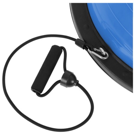 Half -sphere bosu gymnastic, with a pump, 55x25 cm, blue color-24