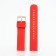Smart hours strap, 20 mm, silicone, red