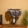 Panel wall "Elephant Head" Albezia 30x12x32 cm