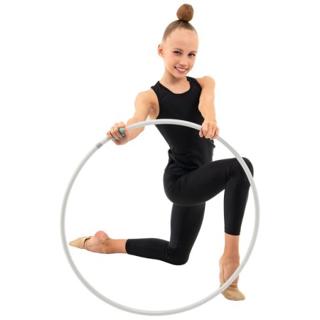 Hoop for rhythmic gymnastics Grace Dance, professional, d = 60 cm, white color-5