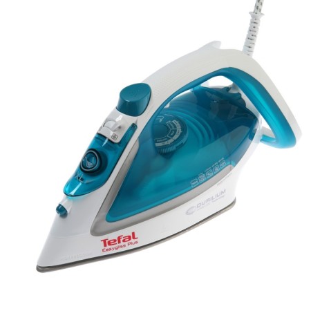 TEFAL FV5718E0, 2500 W, ceramic sole, 45 g/min, 270 ml, white-turquoise
