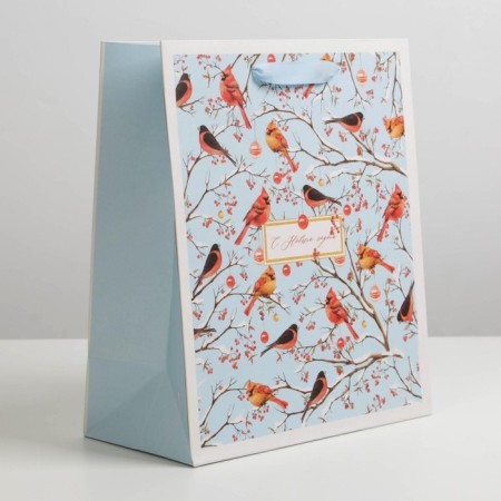 Laminated vertical “Frosty Morning”, Ml 23 x 27 x 11.5 cm, New Year-1
