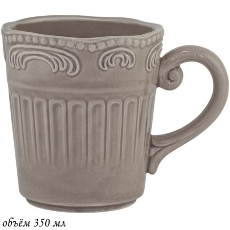 Lenardi mug "Bavaria", 350 ml, gray color