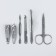Manicure set "Flower Garden", 6 items, multi -colored