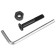 Rifles for the Dream Bike skateboard, 30 mm, black color