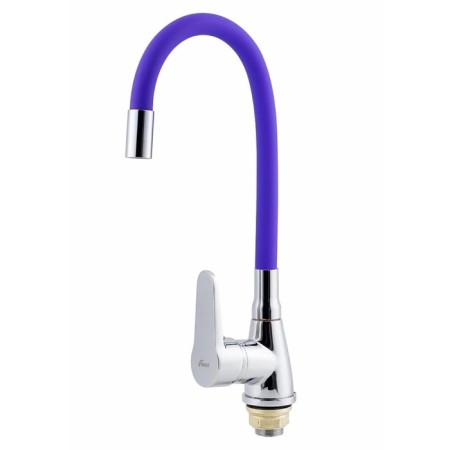 FAUZT FZS-822-P101 kitchen mixer, single-leaf, excess length 200 mm, chrome/purple 762769